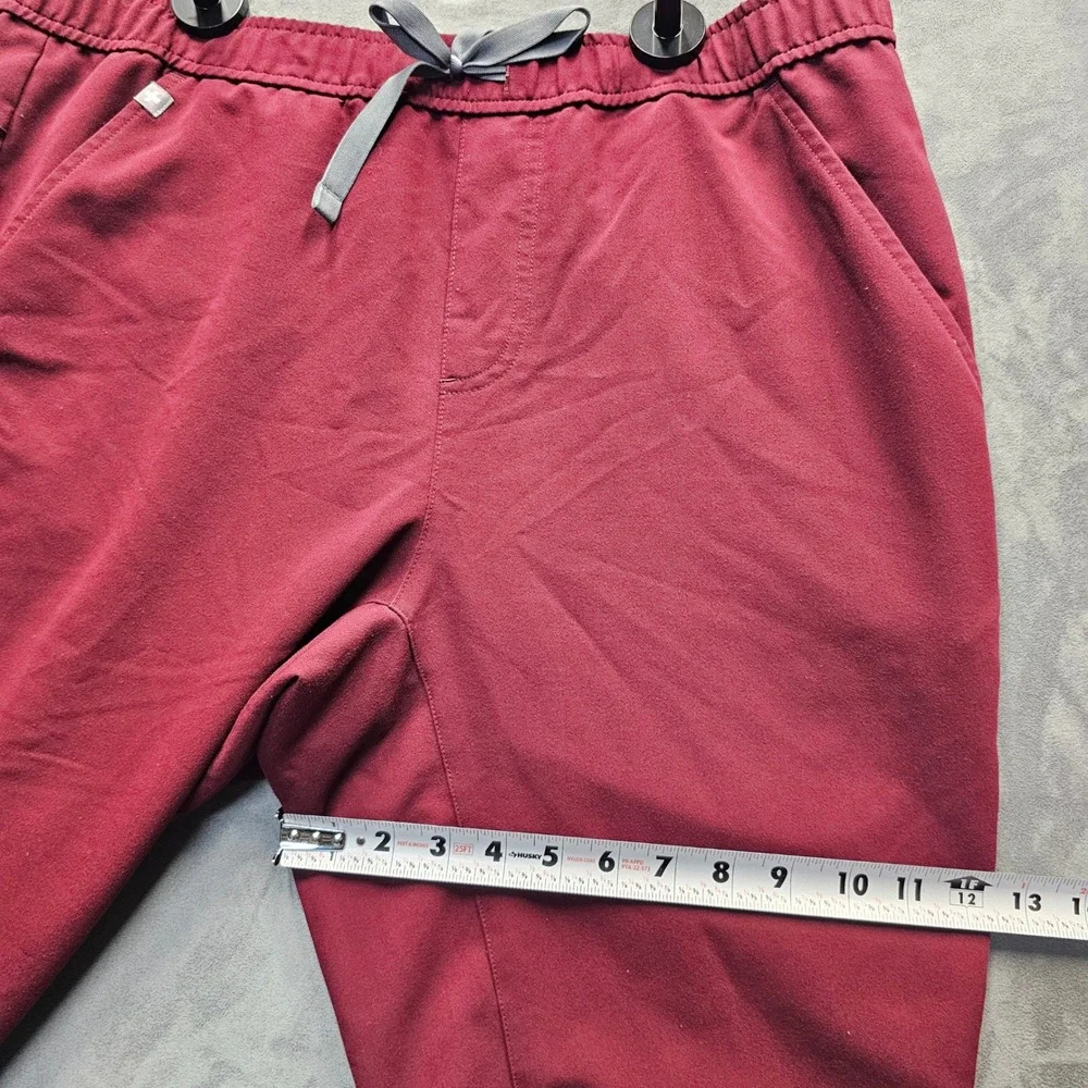 FIGS Technical Collection Burgundy Jogger Scrub Pants Mens L MXXSW2004